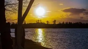 Tło Dla Mew i Marina Rydzewo w kolorach zachodu słońca - zdjęcie 6