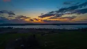 Zachód słońca na jeziorami Węgielsztyn i Rydzówka - zdjęcie 8