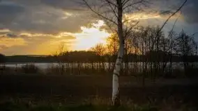 Zachód słońca na jeziorami Węgielsztyn i Rydzówka - zdjęcie 7