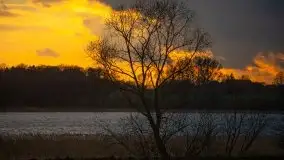 Zachód słońca na jeziorami Węgielsztyn i Rydzówka - zdjęcie 15