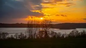 Zachód słońca na jeziorami Węgielsztyn i Rydzówka - zdjęcie 21