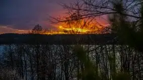 Zachód słońca nad jeziorem Jędzelewo, Stare Juchy - zdjęcie 4