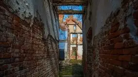 Zdjęcia: Pałac w Prośnie – monumentalna, romantyczna i tajemnicza ruina - zdjęcie 25