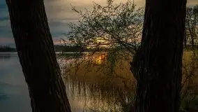 Zachód słońca nad jeziorem Tajty, 29 kwietnia 2020r. - zdjęcie 18