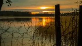 Zachód słońca nad jeziorem Tajty, 29 kwietnia 2020r. - zdjęcie 3