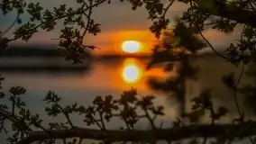 Zachód słońca nad jeziorem Tajty, 29 kwietnia 2020r. - zdjęcie 37