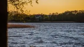 Zachód słońca nad jeziorem Ublik Wielki, maj 2020 r. - zdjęcie 7