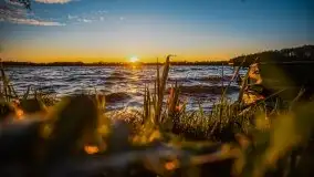 Zachód słońca nad jeziorem Ublik Wielki, maj 2020 r. - zdjęcie 29