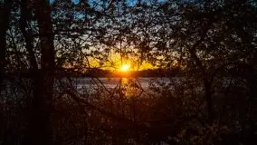 Zachód słońca nad jeziorem Ublik Wielki, maj 2020 r. - zdjęcie 34