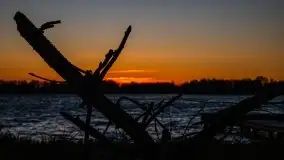 Zachód słońca nad jeziorem Ublik Wielki, maj 2020 r. - zdjęcie 45