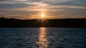 Zachód słońca nad jeziorem Ryńskim, Rybical - zdjęcie 7