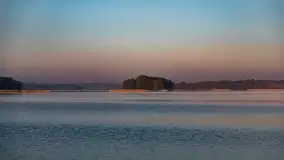 Wschód słońca nad jeziorem Ryńskim, Bocianie Gniazdo - zdjęcie 19