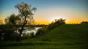 Zachód słońca widoczny z Grodzisko Święta Góra - zdjęcie 14