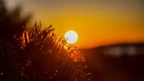 Zachód słońca widoczny z Grodzisko Święta Góra - zdjęcie 27