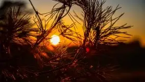 Zachód słońca widoczny z Grodzisko Święta Góra - zdjęcie 25