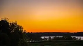 Zachód słońca widoczny z Grodzisko Święta Góra - zdjęcie 55