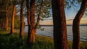 Majowy zachód słońca nad jeziorem Dargin - zdjęcie 19