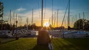 Majowy zachód słońca w Węgorzewie - zdjęcie 20