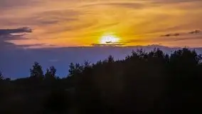 Zachód słońca w okolicach miejscowości Miłki - zdjęcie 8