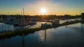 Wschód słońca w Giżycku, jezioro Niegocin - zdjęcie 38