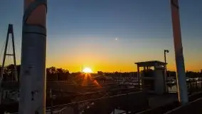 Wschód słońca w Giżycku, jezioro Niegocin - zdjęcie 60