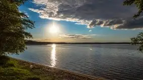 Zachód słońca nad jeziorem Gołdopiwo - zdjęcie 5