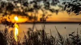 Zachód słońca nad jeziorem Gołdopiwo - zdjęcie 1