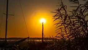 Zachód słońca, Skłodowo i jezioro Mamry - zdjęcie 36