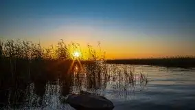 Zachód słońca, Skłodowo i jezioro Mamry - zdjęcie 25