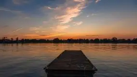 Zachód słońca, Tło dla Mew i Marina Rydzewo - zdjęcie 27