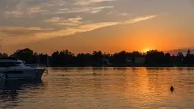Zachód słońca, Tło dla Mew i Marina Rydzewo - zdjęcie 26