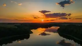 Zachód słońca nad jeziorem Łękuk - zdjęcie 10