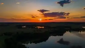 Zachód słońca nad jeziorem Łękuk - zdjęcie 27