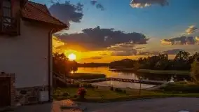 Zachód słońca nad jeziorem Łękuk - zdjęcie 9