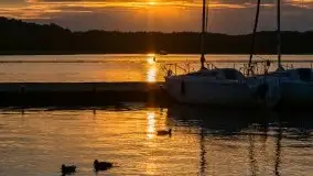 Zachód słońca nad jeziorem Kisajno - zdjęcie 7