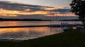 Zachód słońca nad jeziorem Kisajno - zdjęcie 11