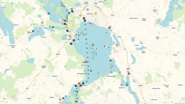 Zdjęcia: Znaki nawigacyjne i oznaczenie szlaków na nowej mapie Mazury24.eu - zdjęcie 6