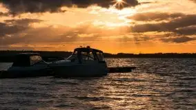 Zachód Słońca, Pierkunowo, jezioro Kisajno, lipiec 2020 - zdjęcie 3