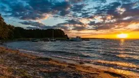 Zachód Słońca, Pierkunowo, jezioro Kisajno, lipiec 2020 - zdjęcie 33