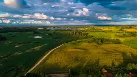 Zachód słońca, plaża Bogacko, jezioro Dejguny - zdjęcie 13