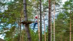 Park linowy Hotel Tajty, Wilkasy koło Giżycka - zdjęcie 2