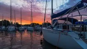 Wschód słońca w Stanicy Wodnej Stranda - zdjęcie 26