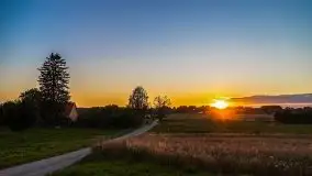 Zachód słońca w Wilkaskach - zdjęcie 4