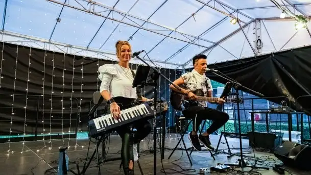 Duet oJ Tam wystąpił w Sztynorcie, lipiec 2020 r. - zdjęcie 1