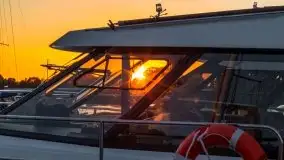 Zachód słońca w Tle Dla Mew, sierpień 2020 r. - zdjęcie 1