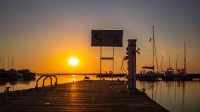 Wschód Słońca, Wilkasy, jezioro Niegocin, sierpień 2020 r. - zdjęcie 32