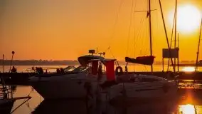 Wschód Słońca, Wilkasy, jezioro Niegocin, sierpień 2020 r. - zdjęcie 26