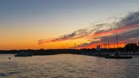 Zachód słońca, Ekomarina Giżycko, sierpień 2020 - zdjęcie 20