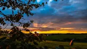 Zachód Słońca przy miejscowości Sterławki, sierpień 2020 r. - zdjęcie 10