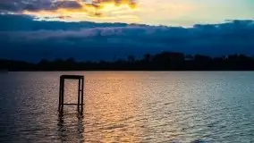 Zachód słońca nad jeziorem Ławki, wrzesień 2020 r. - zdjęcie 23